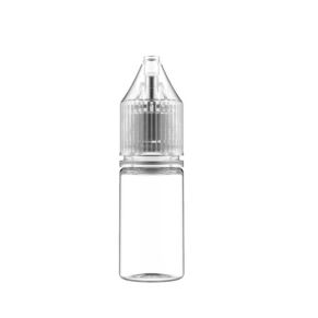 1pc 10ml Chubby Gorilla V3 PET Clear Bottle with Natural Cap